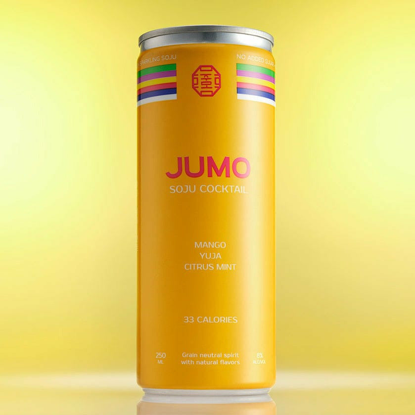 JUMO Soju Cocktail: Mango, Yuja & Citrus Mint (4-Pack)